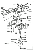 Page B Diagram and Parts List for FB460V FS08 Kawasaki Engine