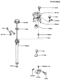 Page H Diagram and Parts List for FB460V FS08 Kawasaki Engine
