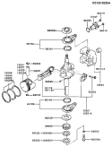 Page J Diagram and Parts List for FB460V-FS03  Kawasaki Engine