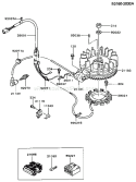 Page F Diagram and Parts List for FB460V-FS03  Kawasaki Engine
