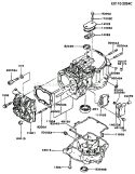 Page E Diagram and Parts List for FB460V-BS28  Kawasaki Engine