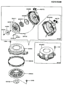 Page J Diagram and Parts List for FB460V CS14 Kawasaki Engine