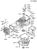 Page E Diagram and Parts List for FB460V CS14 Kawasaki Engine