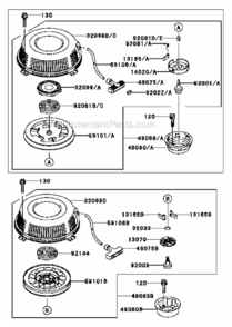 Part Location Diagram of 92144-2399 Kawasaki Spring