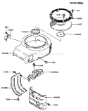 Page D Diagram and Parts List for FB460V-HS04  Kawasaki Engine