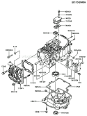 Page E Diagram and Parts List for FB460V-HS04  Kawasaki Engine