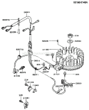 Page F Diagram and Parts List for FB460V-HS04  Kawasaki Engine