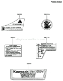 Page G Diagram and Parts List for FB460V-CS16  Kawasaki Engine