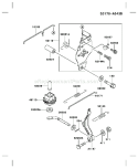 Page C Diagram and Parts List for FB460V HS14 Kawasaki Engine