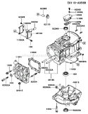Page E Diagram and Parts List for FB460V HS14 Kawasaki Engine