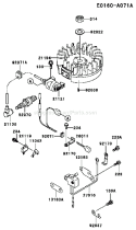 Part Location Diagram of 26011-2257 Kawasaki Wire-Lead
