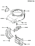 Page D Diagram and Parts List for FB460V-ES07  Kawasaki Engine