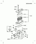 Page A Diagram and Parts List for FB460V LS01 Kawasaki Engine