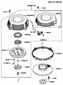 Page J Diagram and Parts List for FB460V LS01 Kawasaki Engine