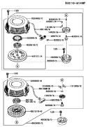 Page J Diagram and Parts List for FB460V MS08 Kawasaki Engine