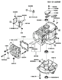 Page E Diagram and Parts List for FB460V ES36 Kawasaki Engine