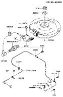 Page F Diagram and Parts List for FB460V LS14 Kawasaki Engine