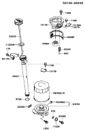 Page H Diagram and Parts List for FB460V ES36 Kawasaki Engine