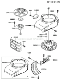 Page D Diagram and Parts List for FB460V RS01 Kawasaki Engine