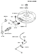 Part Location Diagram of 92070-2105 Kawasaki Plug-Spark-Bmr4A(Ngk)-Solid