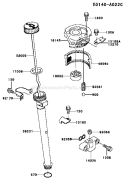 Page H Diagram and Parts List for FB460V RS01 Kawasaki Engine