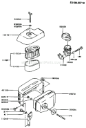 Page A Diagram and Parts List for FC150V AA00 Kawasaki Engine