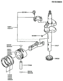 Page J Diagram and Parts List for FC150V AA00 Kawasaki Engine