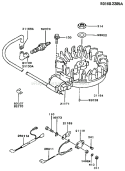 Page F Diagram and Parts List for FC150V AA00 Kawasaki Engine