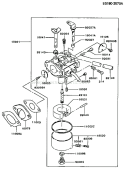 Page B Diagram and Parts List for FC150V AS03 Kawasaki Engine