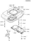 Page E Diagram and Parts List for FC150V AS04 Kawasaki Engine