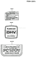 Page H Diagram and Parts List for FC150V AS03 Kawasaki Engine