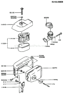 Page A Diagram and Parts List for FC150V BS50 Kawasaki Engine