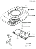 Page D Diagram and Parts List for FC150V BS50 Kawasaki Engine