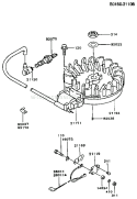 Page F Diagram and Parts List for FC150V BS50 Kawasaki Engine