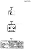 Page H Diagram and Parts List for FC150V EA00 Kawasaki Engine