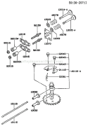 Page M Diagram and Parts List for FC150V ES08 Kawasaki Engine