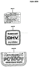 Page I Diagram and Parts List for FC150V ES08 Kawasaki Engine