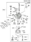 Page C Diagram and Parts List for FC150V ES17 Kawasaki Engine
