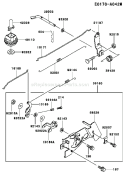 Page D Diagram and Parts List for FC150V ES17 Kawasaki Engine