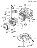 Page F Diagram and Parts List for FC150V ES29 Kawasaki Engine