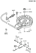 Part Location Diagram of 26011-2246 Kawasaki Wire-Lead