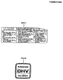 Page H Diagram and Parts List for FC150V ES50 Kawasaki Engine
