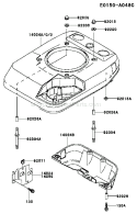 Page E Diagram and Parts List for FC150V ES58 Kawasaki Engine