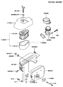 Page A Diagram and Parts List for FC150V ES14 Kawasaki Engine