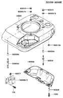 Page E Diagram and Parts List for FC150V ES14 Kawasaki Engine