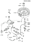 Page G Diagram and Parts List for FC150V ES14 Kawasaki Engine