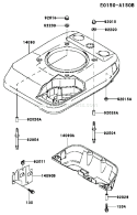 Page D Diagram and Parts List for FC150V ES19 Kawasaki Engine