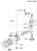 Page J Diagram and Parts List for FC150V ES26 Kawasaki Engine