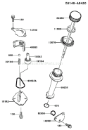 Page I Diagram and Parts List for FC150V ES26 Kawasaki Engine
