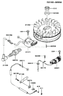 Page F Diagram and Parts List for FC150V ES31 Kawasaki Engine